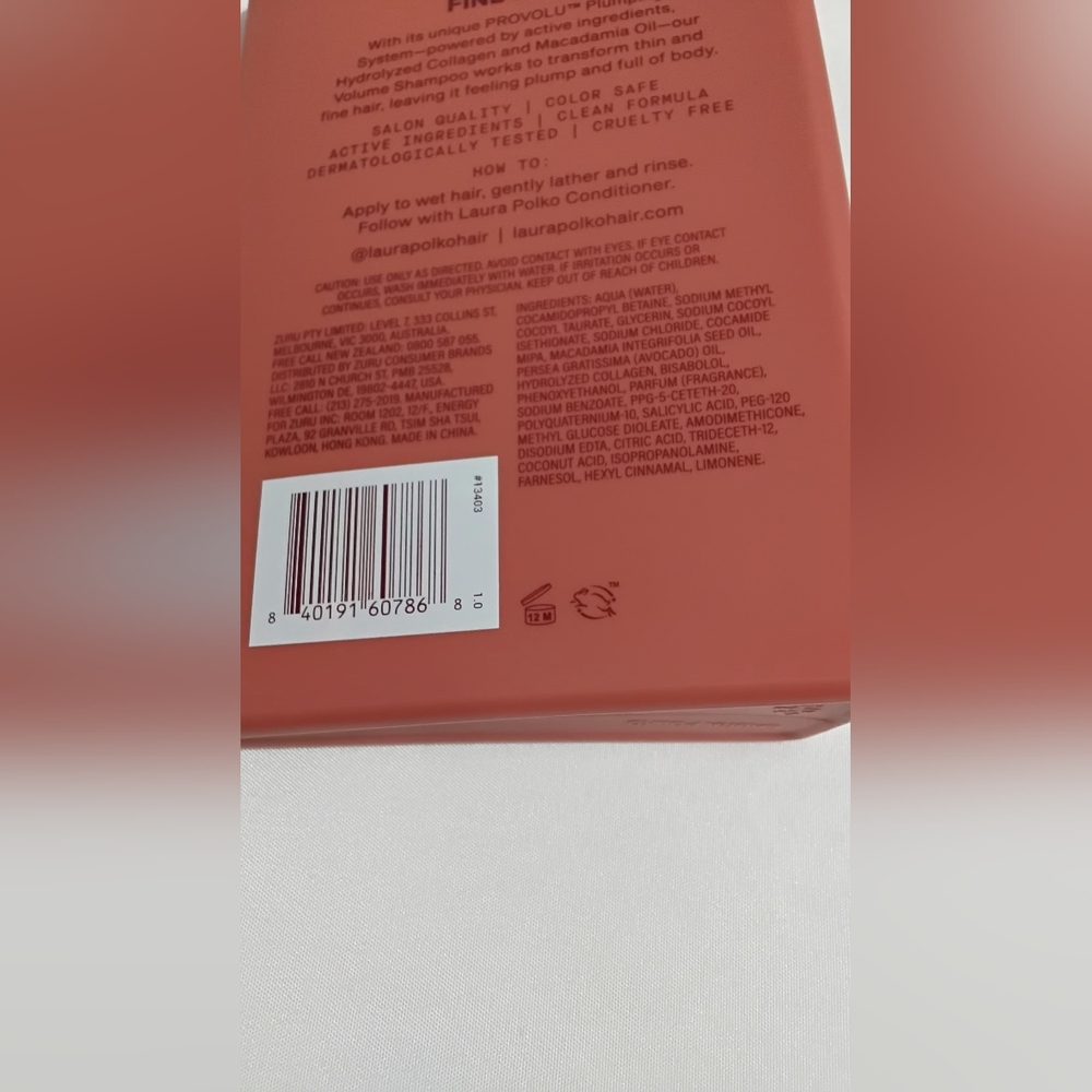 Laura Polko Los Angeles Volume Shampoo & Conditioner 13.5 FLoz Set Of 2 New - Picture 6 of 8